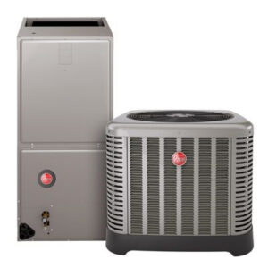 3.5 Ton Rheem 14.3 SEER2 R454B Two Stage Heat Pump System RP14AY42AJ2NA, RH2TY4821STANNJ